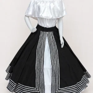Conjunto Umbanda – Saia 7 Metros com Abertura Frontal e 7 Listas